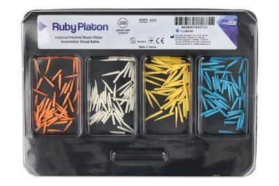 RubyPlaton Kliny drewniane 200 szt. RubyDent