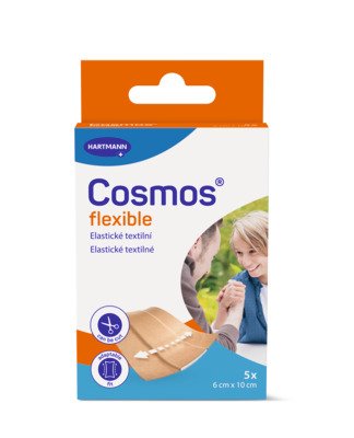 Cosmos flexible pružná náplast 6 × 10 cm 5 ks
