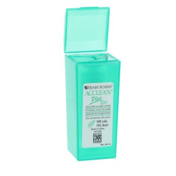 HS-Zubní páska Acclean mint zásobník zelený 91 m