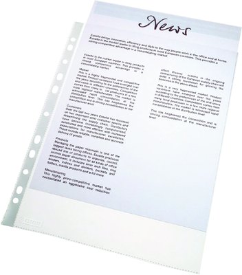 Obal prospektový závěsný EUROSLOŽKY A4, embosovaný povrch 46 mic, 100 ks