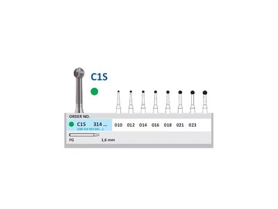 HORICO tvrdokovový vrtáček - kulička, C1S314 (FG)