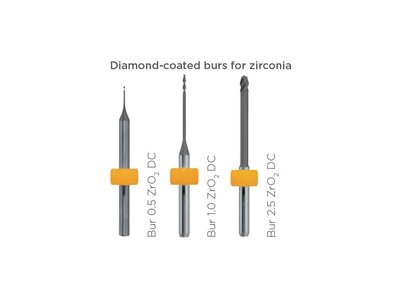 Frézovací nástroj pro Zirkon Oxid DC