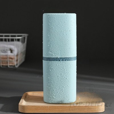 Cestovní pouzdro na zubní kartáček a pastu (světle modré), 1 ks