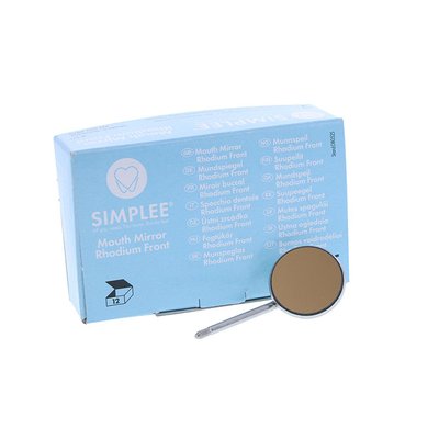 SIMPLEE Zrcátka Rhodium