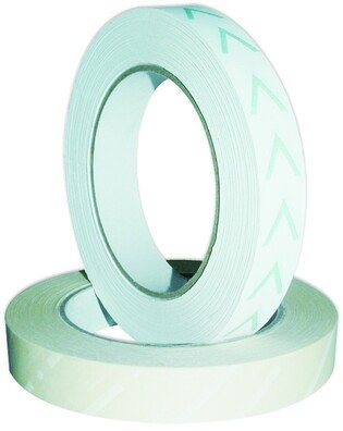 Taśma do pakietów wskaźnikowa ORBIS rolka 19mmx50mb 1szt do sterylizacji parą wodną, biała/zielone paski