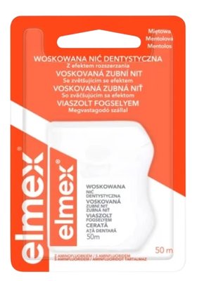 Elmex Nit mentolová expandující voskovaná, 50 m