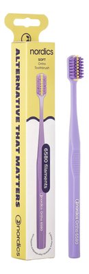 Nordics Premium Ortho Soft Purple/Purple zubní kartáček