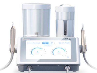 Woodpecker PT-A Dental Scaler + Air Polisher, ultrazvuk s pískovačem pro supragingivální a subgingivní ošetření