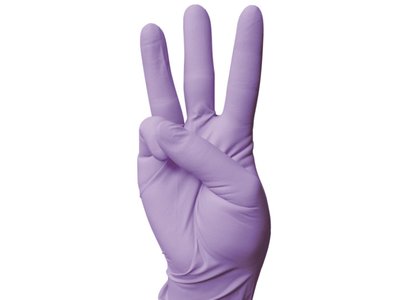 Rukavice NITRIL 100ks fialová vel. M