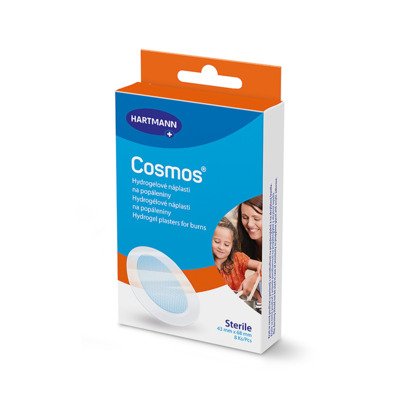 Cosmos Burns náplasti na popáleniny 43 × 68 mm 8 ks