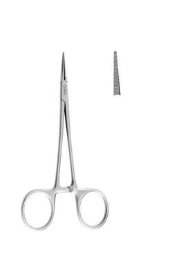 Chifa Kleszczyki Halsted-Mosquito proste długie bez ząbka 125mm