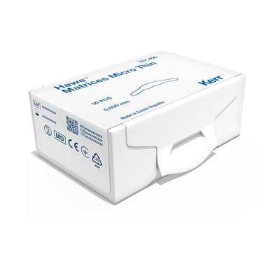 Matrice kovové Hawe tvarované síla 0,03mm, 30 ks