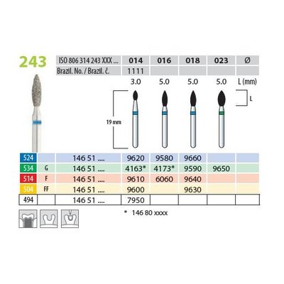 Brousek Dia 9620 (5 ks/bal)