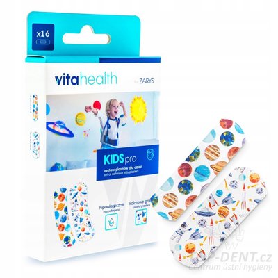 Sada dětských náplastí VitaHealth KIDS motiv pro chlapce (16 ks)