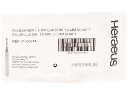 Heraeus Pin-System - Packung 1.000 Metallhülsen, messing