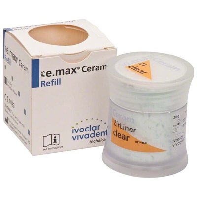 IPS e.max Ceram ZirLiner, 20g čirá (clear)