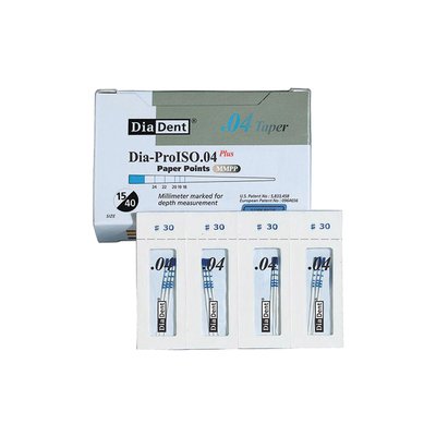 Papírové čepy 030/.04 120ks sterilní, kalibrované