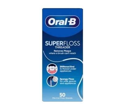 Oral-B Superfloss pro čištění rovnátek, můstků a implantátů, 50 ks