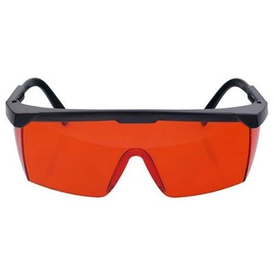 Pol-Intech okulary ochronne UV 100% pomarańczowe z regulacją