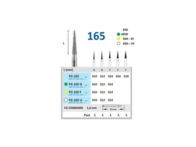 HORICO brousek diamantovaný - kónus, FG165