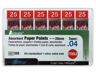 VDW - Papírové čepy .04, vel. 025