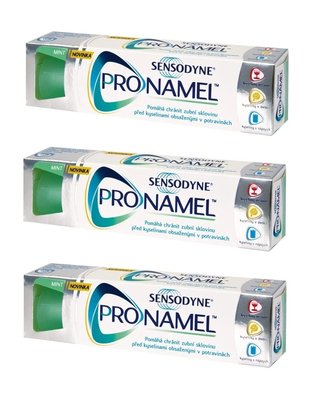 AKCE! Sensodyne Pronamel zubní pasta 75ml 2+1 ZDARMA