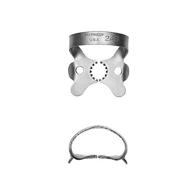 Hu-Friedy Satin Steel spona s křidélky 209