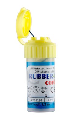 Guma zaciskowa do koferdamu Rubber-Dam Cord 1,2 m Cerkamed - cieńka