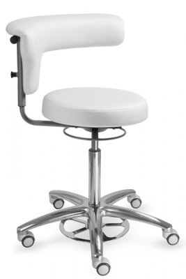MAYER Stolička s otočnou oporou zad a loktů 1284G clean, bílá - SILVERTEX
