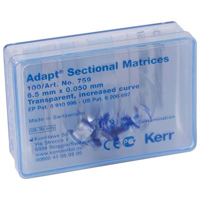 Hawe Adapt sekční matrice bez svorek 6,5mm fialové