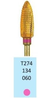 HORICO tvrdokovová fréza TiN - plamienok 6,0 mm