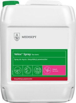 Velox Spray 5l Tea Tonic - płyn do szybkiej dezynfekcji powierzchni