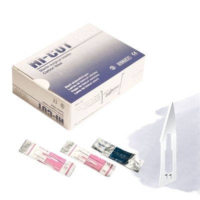 Skalpelová čepelka č. 11 Medistock 100 ks