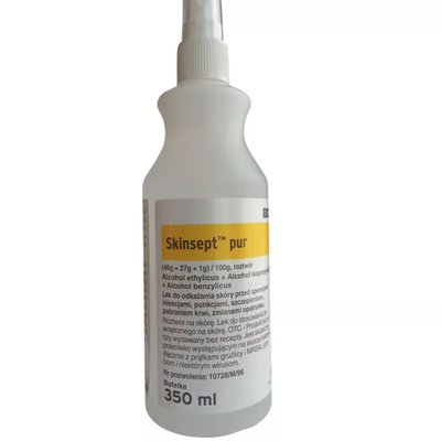 Skinsept Pur butelka z atomizerem 350ml Ecolab