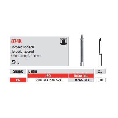 Diamant FG 874K.010 (5ks/bal)