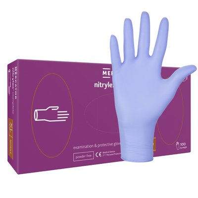 Rukavice Mercator Nitrylex complete Lila - L