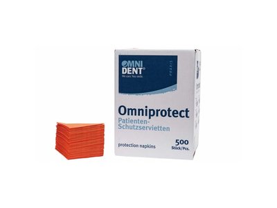 Omniprotect - ochranné roušky pacienta, 3-vrstvé, 500ks oranžové