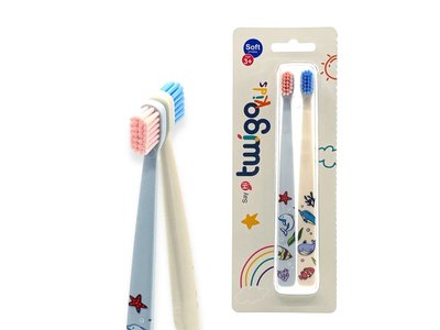 Flipper Twigo dětský zubní kartáček od 3let, 2-pack