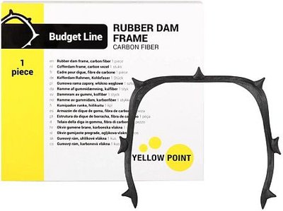 Yellow Point Budgetline Rubber Dam Frame carbon fiber stredný