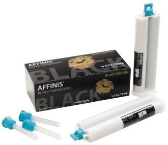 Affinis Black - otiskovací materiál, 2x75ml