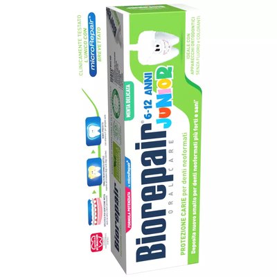 Pasta dla dzieci BIOREPAIR Junior bez fluoru 75ml