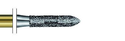 Strukturovaný diamant torpédo D19mm 014, S6877