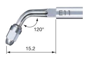 NSK endokoncovka E11 120° pro U-files