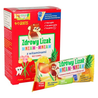 Zabawka - Zdrowy Lizak 4+1 GRATIS Starpharma