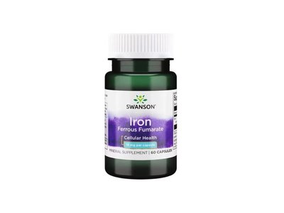 Swanson - Železo - fumarát železnatý, 60 kapslí