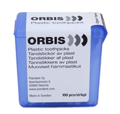 Wykałaczki plastikowe ORBIS 100szt./op.