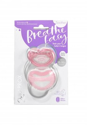 Curaprox Bio Functional dudlík 18-36 měsíců RŮŽOVÁ, 2 ks