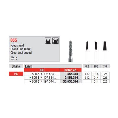 Diamant FG 855.025 (5ks/bal)
