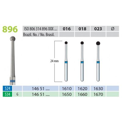 Brousek diamantový, 5 ks v balení