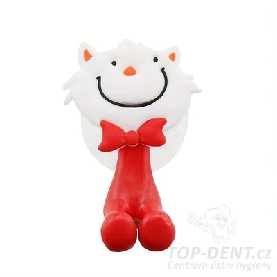 Držák na zubní kartáček - kočička, 1 ks